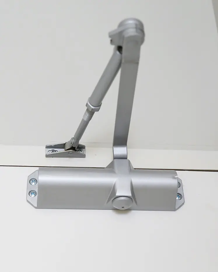 Door closer metal installation repair